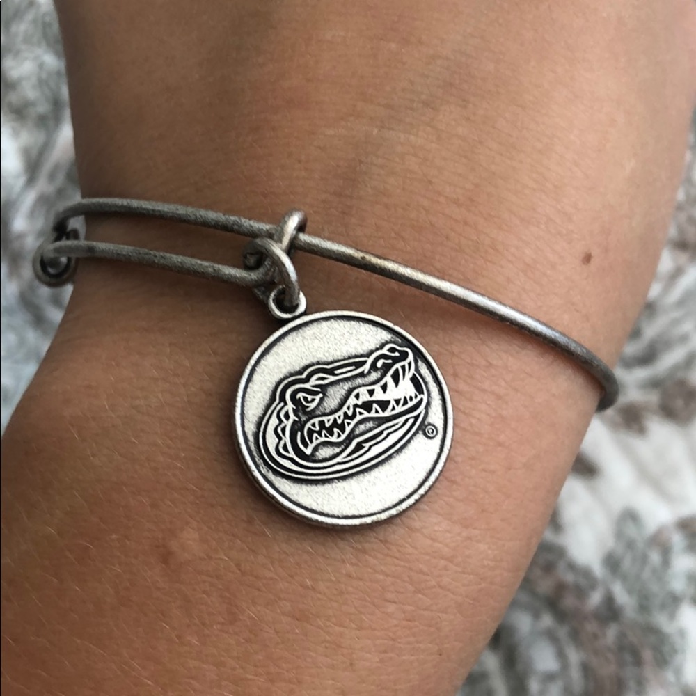 Alex and Ani Florida Gators Silver Bracelet